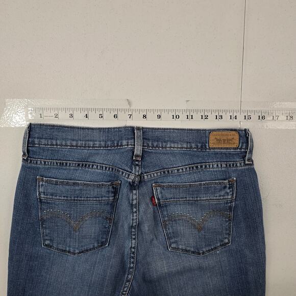 Levi's 515 bootcut jeans blue denim womens size 6m light wash 5101 - Picture 5 of 12